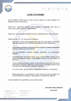 ÇEVRE POLİTİKAMIZ
