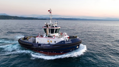 ISLA POPA was delivered successfully